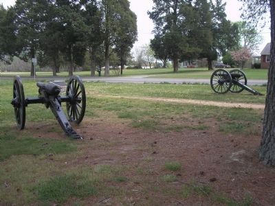 Confederate Artillery on the Cold Harbor Battlefield image. Click for full size.