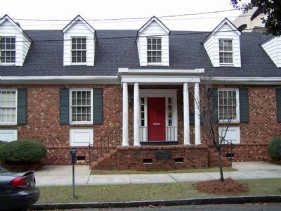 Gen. James Jackson Home Marker, seen lower center image. Click for full size.