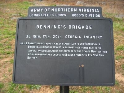 Benning's Brigade Tablet image. Click for full size.