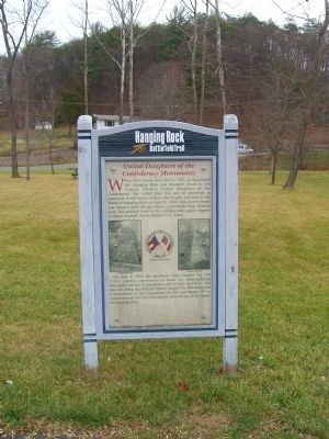 United Daughters of the Confederacy Monuments Marker. Click for full size. United Daughters of the Confederacy Monuments Marker image. Click for full size.