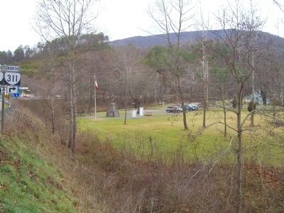 Hanging Rock Battlefield Trail Markers. Click for full size. Hanging Rock Battlefield Trail Markers image. Click for full size.