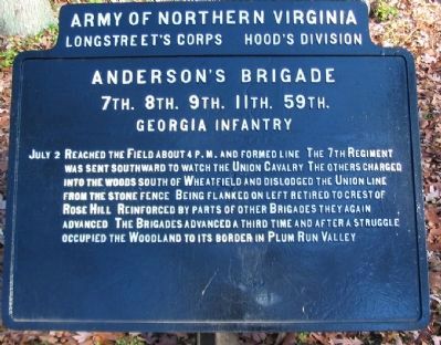Anderson's Brigade Tablet image. Click for full size.