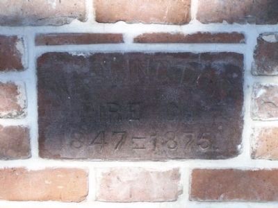 Washington Fire Company Cornerstone, as mentioned image. Click for full size.