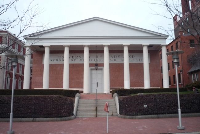 University of Maryland College of Medicine, Davidge Hall image. Click for full size.