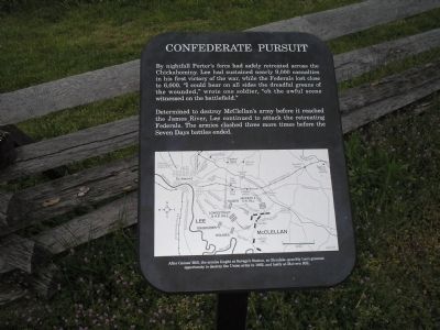 Confederate Pursuit Marker image. Click for full size.