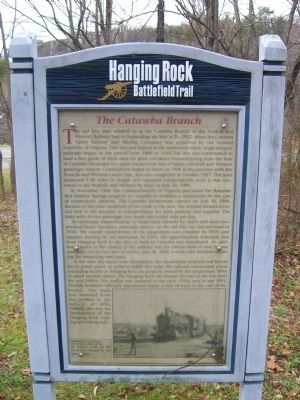 The Catawba Branch Marker image. Click for full size.