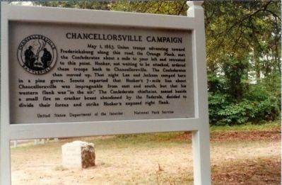 Chancellorsville Campaign Marker. Click for full size. Chancellorsville Campaign Marker image. Click for full size.