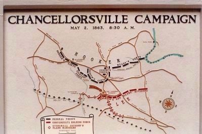 Chancellorsville Campaign Map image. Click for full size.