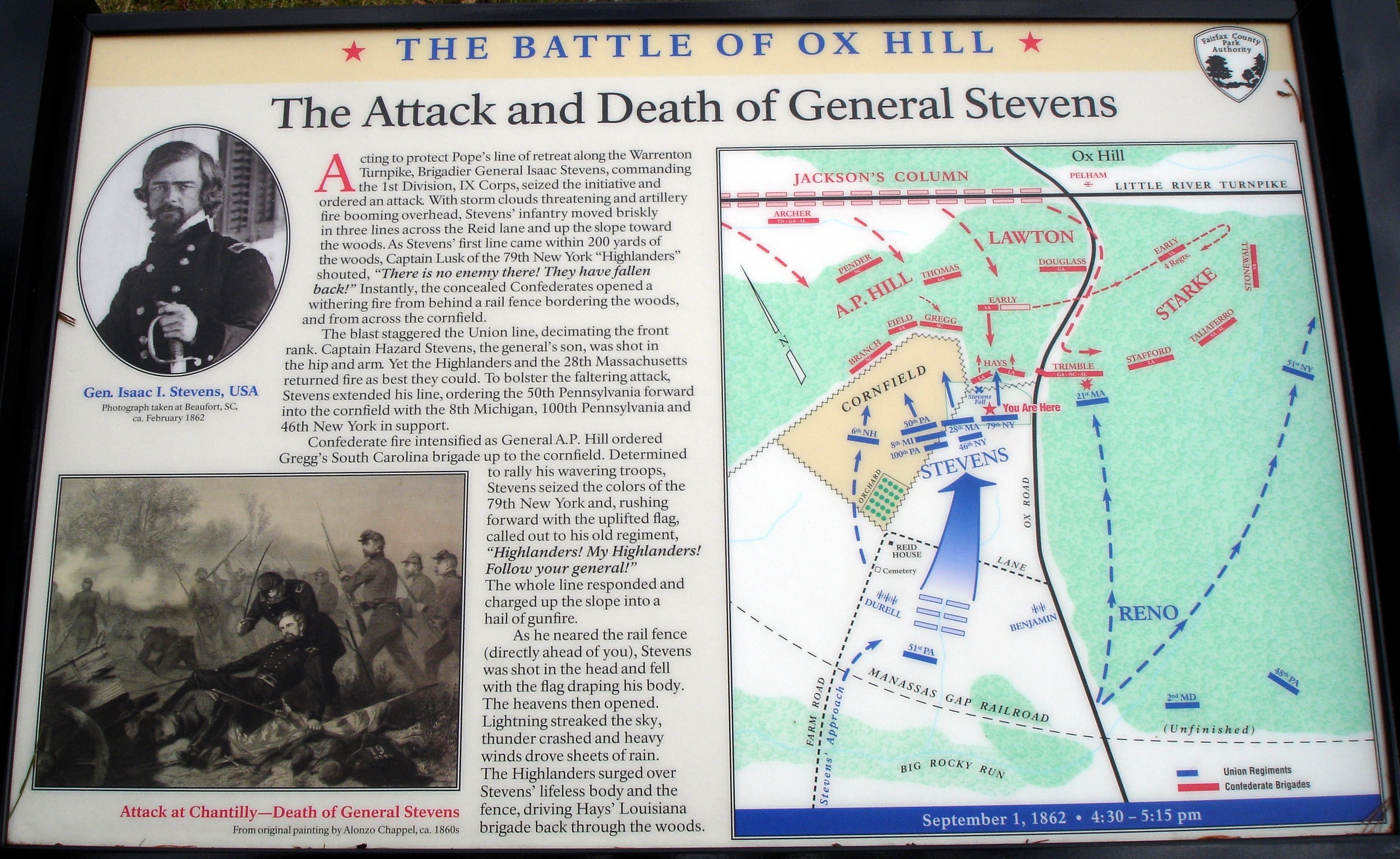 The Attack and Death of General Stevens Marker