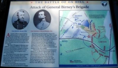 Attack of General Birney's Brigade Marker image. Click for full size.