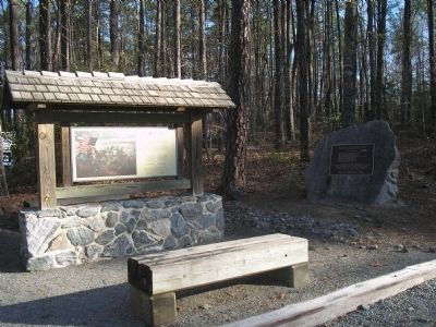 Marker in North Anna Battlefield Park image. Click for full size.