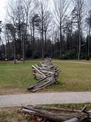 Restored Cornfield/Pasture Rail Fence. Click for full size. Restored Cornfield/Pasture Rail Fence image. Click for full size.