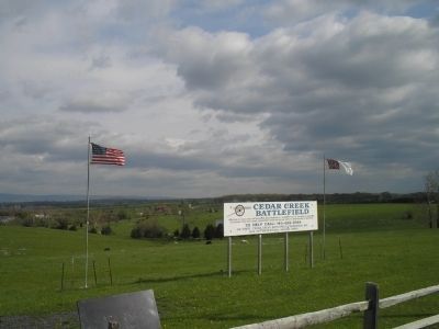 Cedar Creek Battlefield. Click for full size. Cedar Creek Battlefield image. Click for full size.