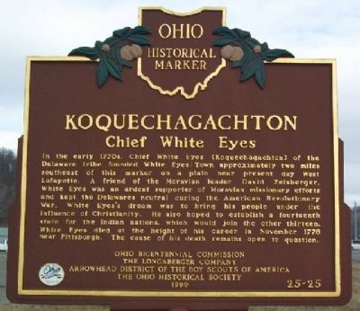Koquechagachton Marker image. Click for full size.
