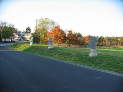 Confederate Cavalry Tablets on Reynolds Avenue. Click for full size. Confederate Cavalry Tablets on Reynolds Avenue image. Click for full size.