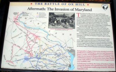 Aftermath: The Invasion of Maryland Marker. Click for full size. Aftermath: The Invasion of Maryland Marker image. Click for full size.