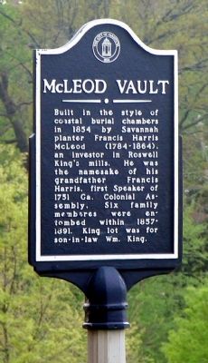 McLeod Vault Marker image. Click for full size.