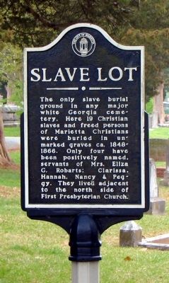 Slave Lot Marker image. Click for full size.