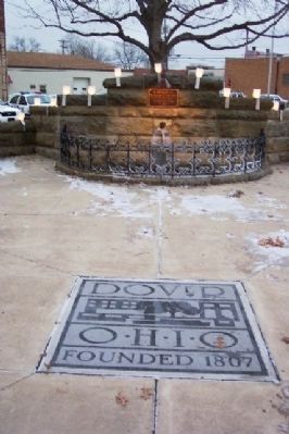 Christian Deardorff Marker and Fountain. Click for full size. Christian Deardorff Marker and Fountain image. Click for full size.