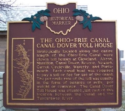 The Ohio and Erie Canal Marker (Side B) image. Click for full size.