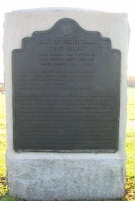 First Corps Tablet. Click for full size. First Corps Tablet image. Click for full size.