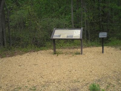 Markers in Richmond National Battlefield Park image. Click for full size.