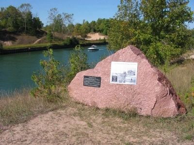 Sturgeon Bay and Lake Michigan Ship Canal & Marker image. Click for full size.