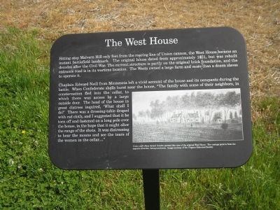 The West House Marker image. Click for full size.