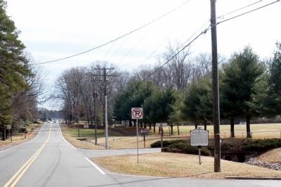 Atlee Road looking south towards Mechanicsville image. Click for full size.