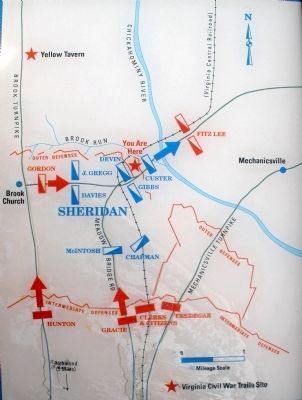 Battle at Meadow Bridge Map image. Click for full size.