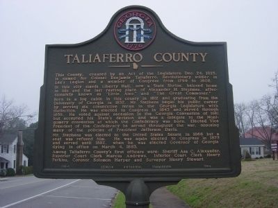 Taliaferro County Marker image. Click for full size.