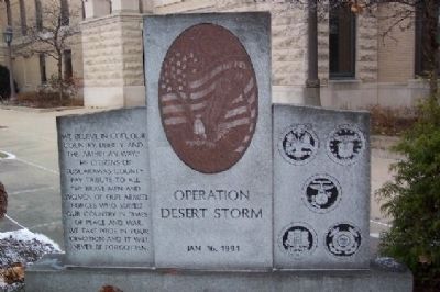 Operation Desert Storm Memorial. Click for full size. Operation Desert Storm Memorial image. Click for full size.