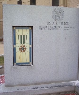 Tuscarawas County Viet-nam Veterans Memorial Air Force Panel image. Click for full size.
