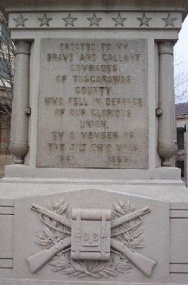 Tuscarawas County Civil War Memorial Dedication image. Click for full size.