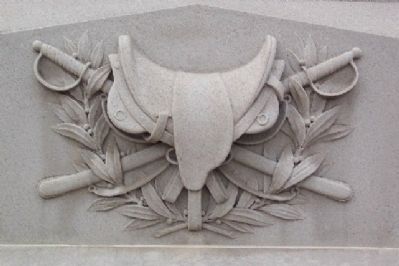 Tuscarawas County Civil War Memorial Cavalry Motif image. Click for full size.