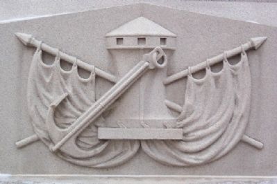 Tuscarawas County Civil War Memorial Naval Motif image. Click for full size.