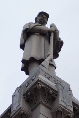 Tuscarawas County Civil War Memorial Statue image. Click for full size.