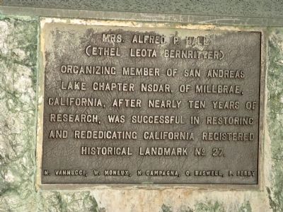 An additional NSDAR rededication marker image. Click for full size.