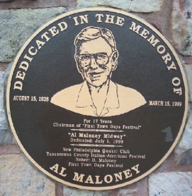 Al Maloney Marker. Click for full size. Al Maloney Marker image. Click for full size.