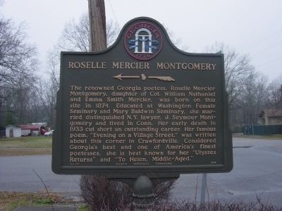 Roselle Mercier Montgomery Marker. Click for full size. Roselle Mercier Montgomery Marker image. Click for full size.