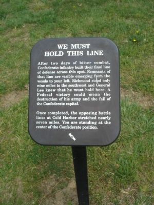 We Must Hold This Line Marker image. Click for full size.