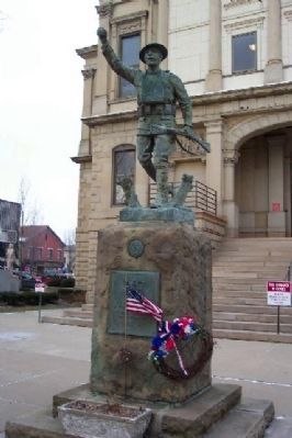 Tuscarawas County World War I Memorial. Click for full size. Tuscarawas County World War I Memorial image. Click for full size.