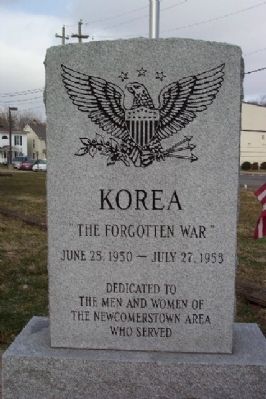 Newcomerstown Korean War Memorial image. Click for full size.