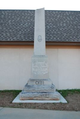 James Lawrence Orr Monument image. Click for full size.