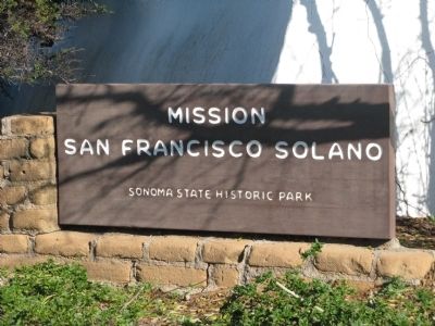 Mission San Francisco Solano image. Click for full size.