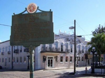The Cherokee Club Marker. Click for full size. The Cherokee Club Marker image. Click for full size.