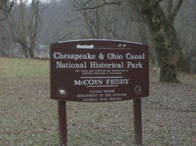 McCoy's Ferry sign. Click for full size. McCoy's Ferry sign image. Click for full size.