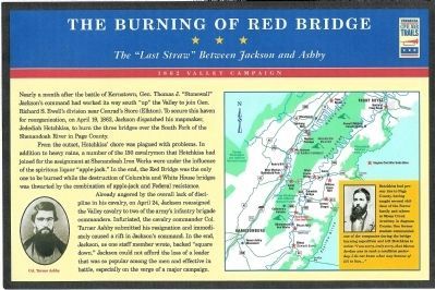 The Burning of Red Bridge Marker image. Click for full size.