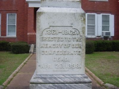 Crawfordville Confederate Memorial Marker image. Click for full size.
