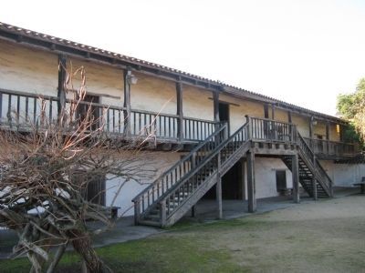 Back of Barracks Viewed from the Courtyard image. Click for full size.